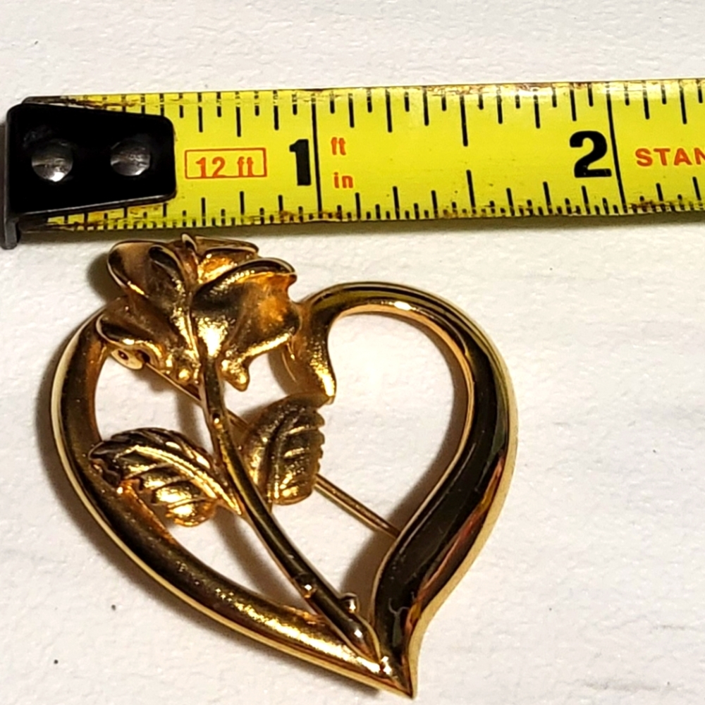 Vintage R.D.C. Gold Tone Princess Diana Memorial‎ Brooch - Picture 3 of 4